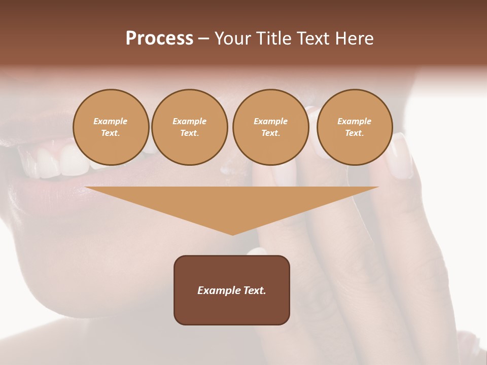 Female Makeup Care PowerPoint Template