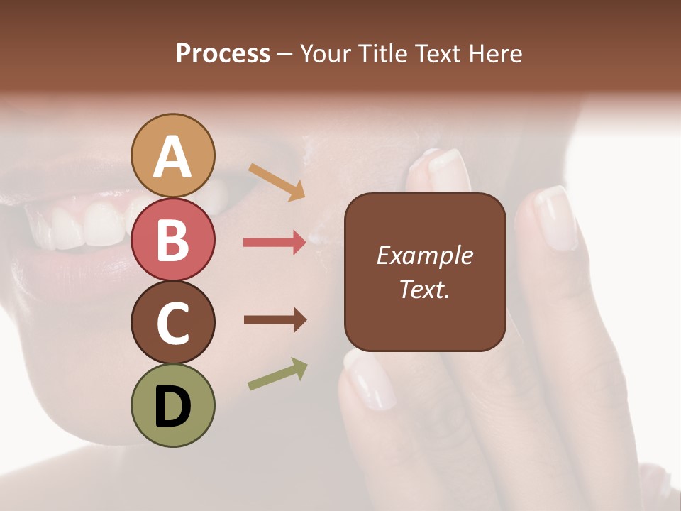 Female Makeup Care PowerPoint Template
