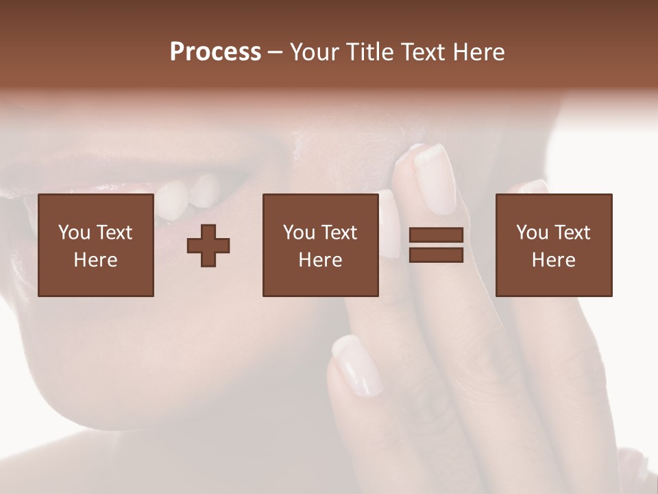 Female Makeup Care PowerPoint Template