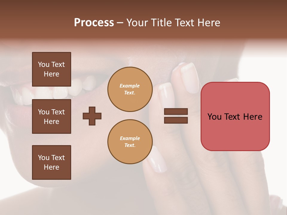 Female Makeup Care PowerPoint Template
