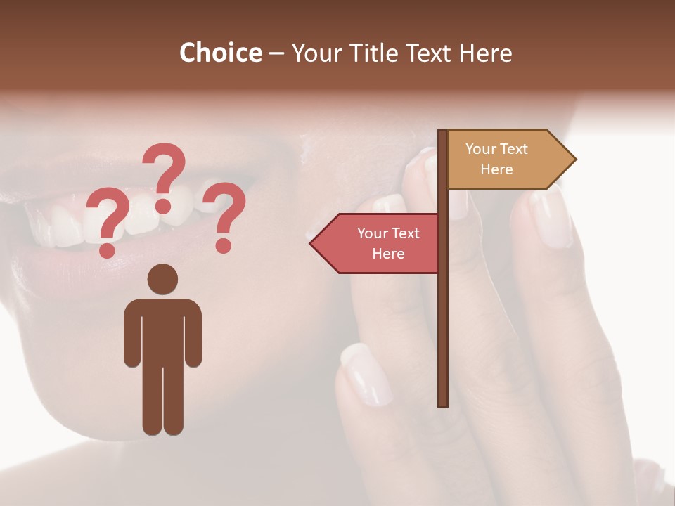 Female Makeup Care PowerPoint Template