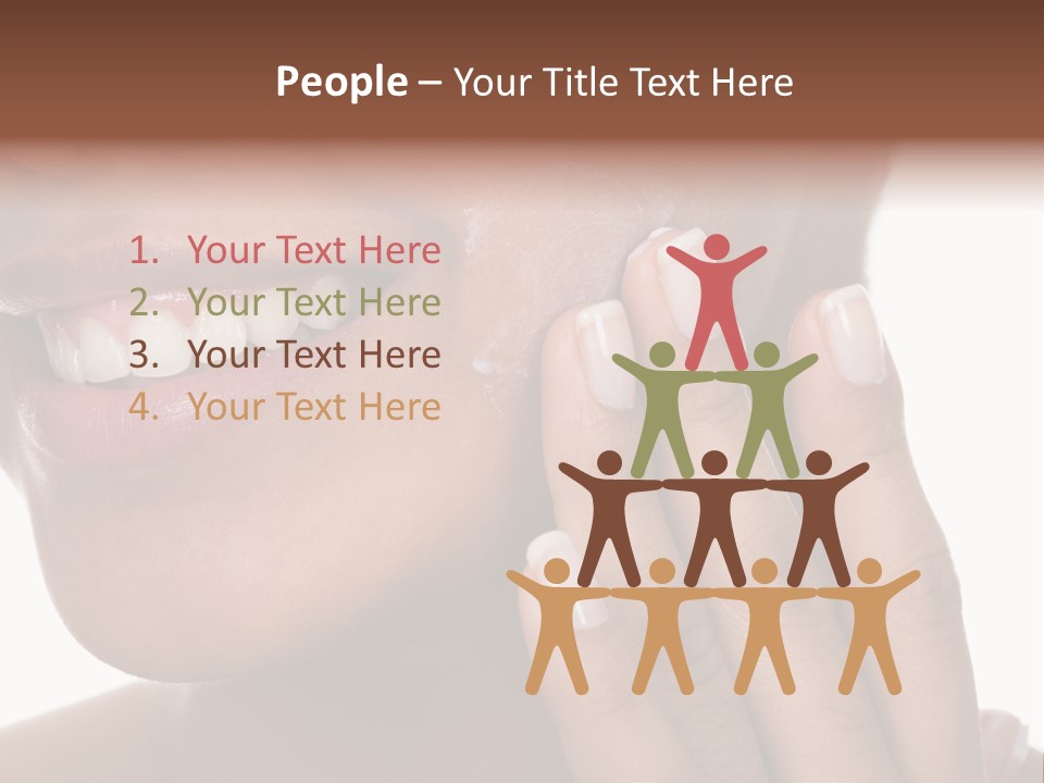 Female Makeup Care PowerPoint Template