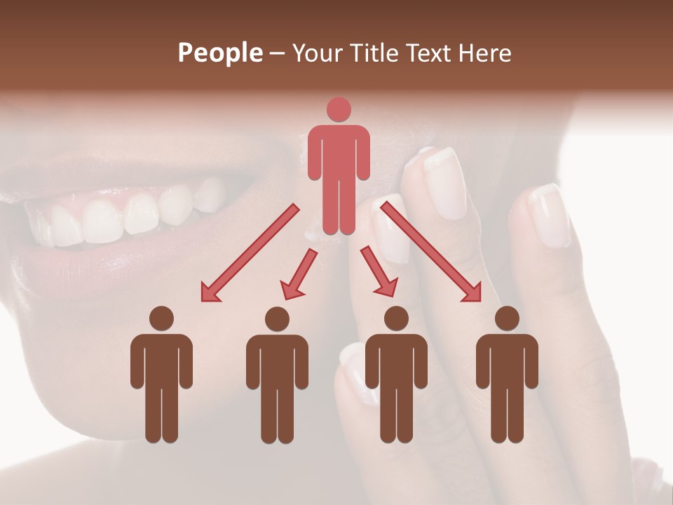 Female Makeup Care PowerPoint Template