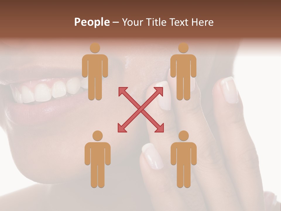 Female Makeup Care PowerPoint Template