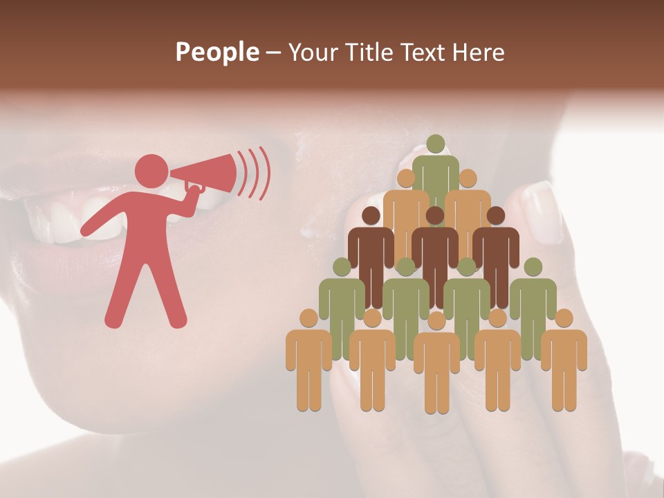 Female Makeup Care PowerPoint Template