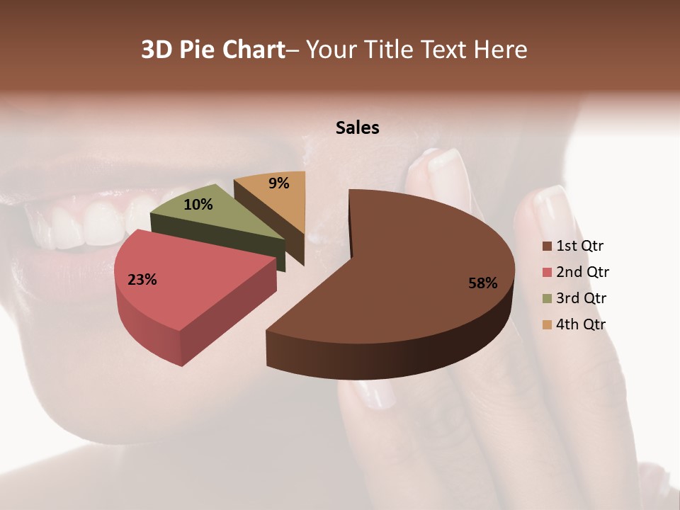 Female Makeup Care PowerPoint Template