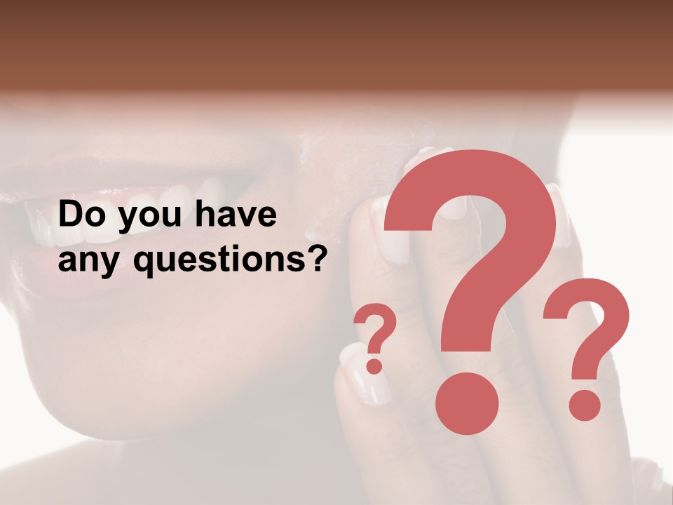 Female Makeup Care PowerPoint Template