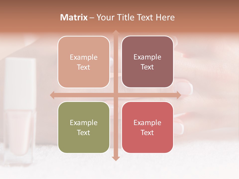 Fashion Sensuality Brush PowerPoint Template