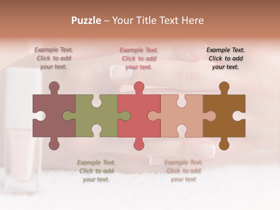 Fashion Sensuality Brush PowerPoint Template