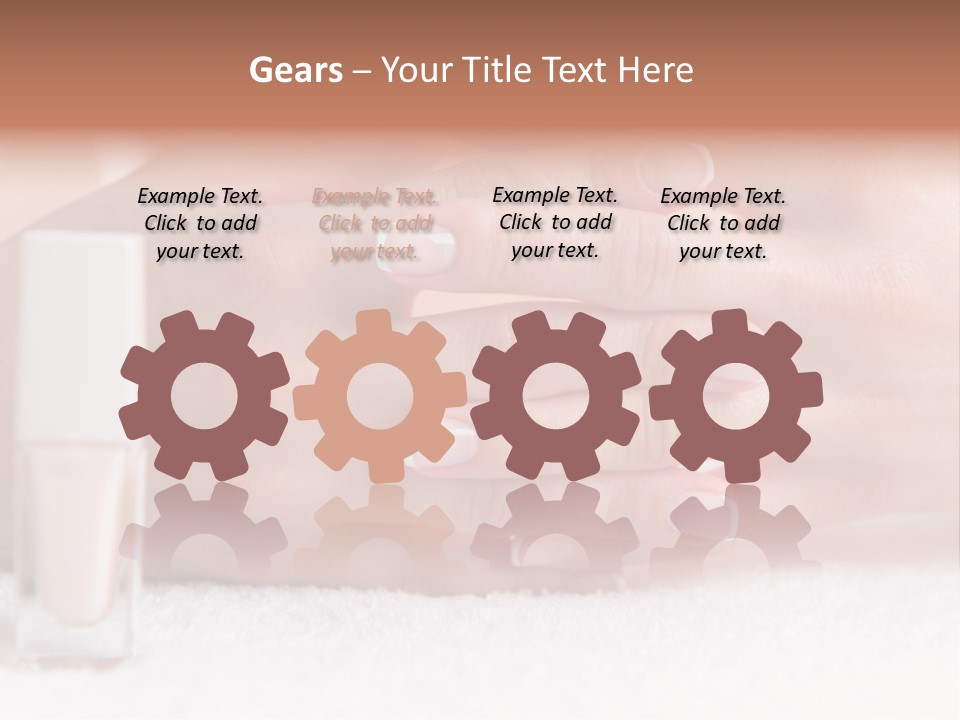 Fashion Sensuality Brush PowerPoint Template