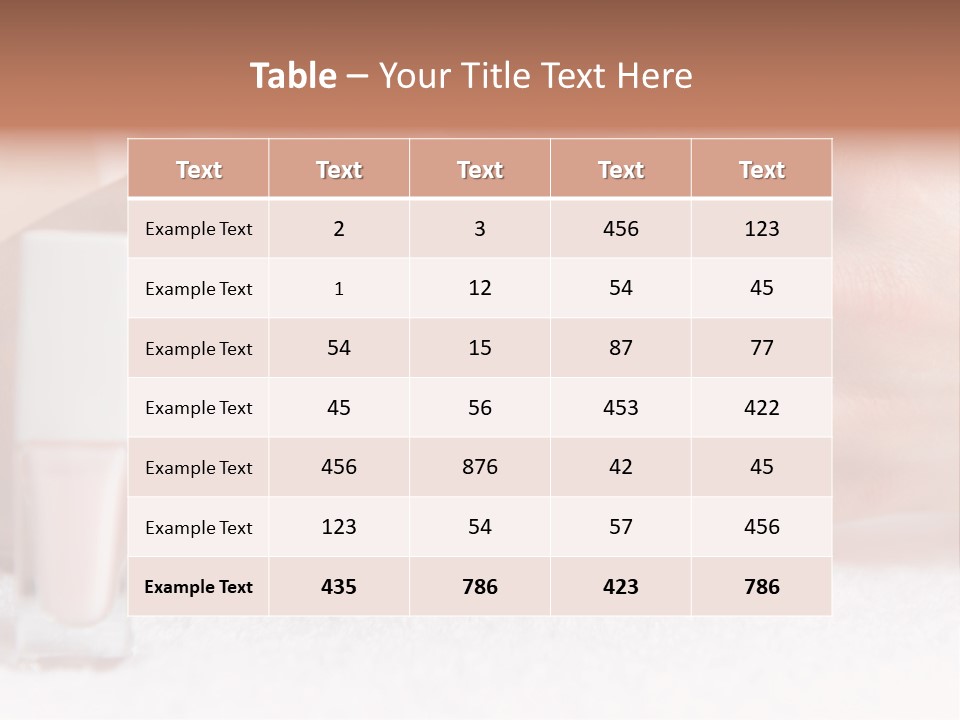 Fashion Sensuality Brush PowerPoint Template