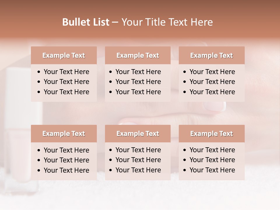 Fashion Sensuality Brush PowerPoint Template