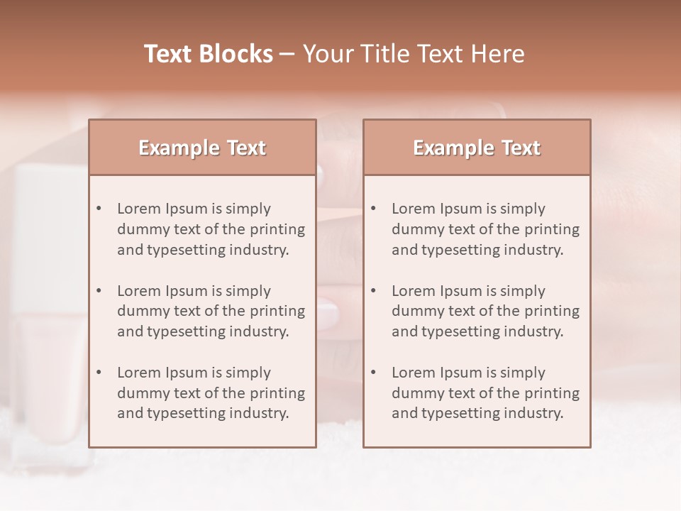 Fashion Sensuality Brush PowerPoint Template