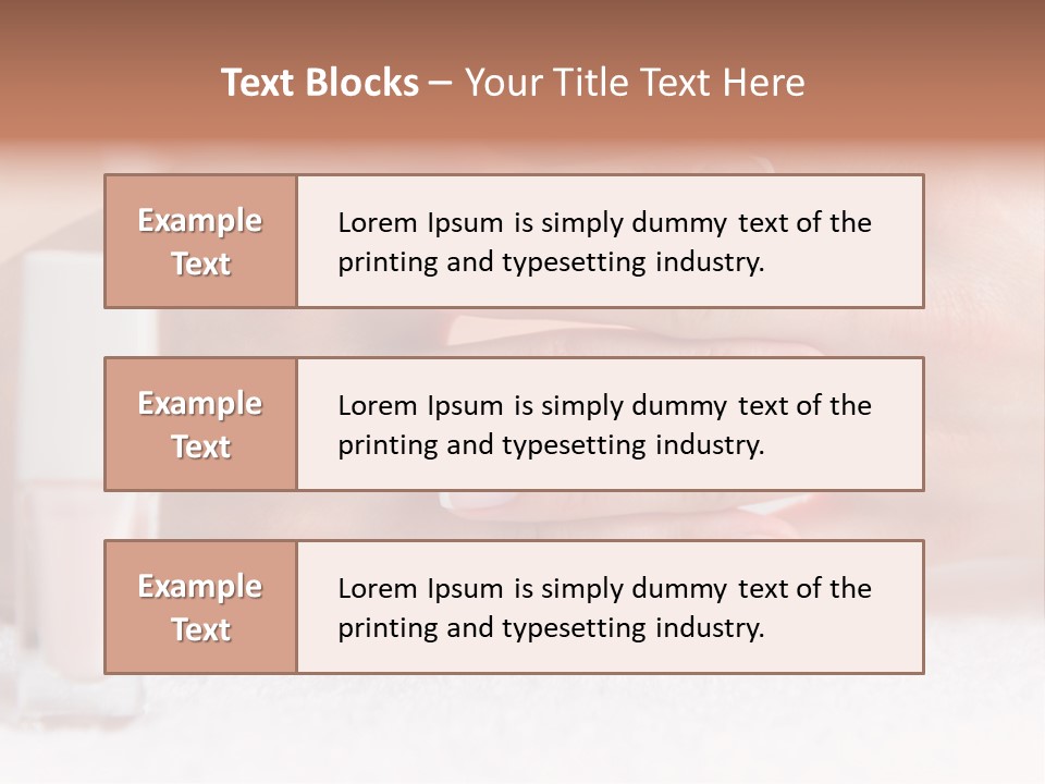 Fashion Sensuality Brush PowerPoint Template