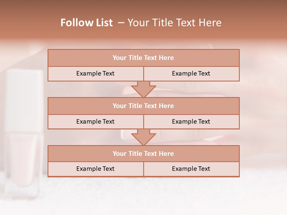 Fashion Sensuality Brush PowerPoint Template