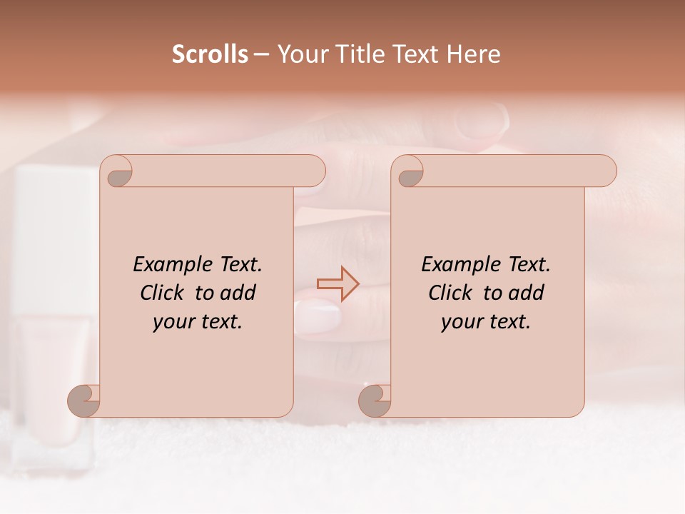 Fashion Sensuality Brush PowerPoint Template
