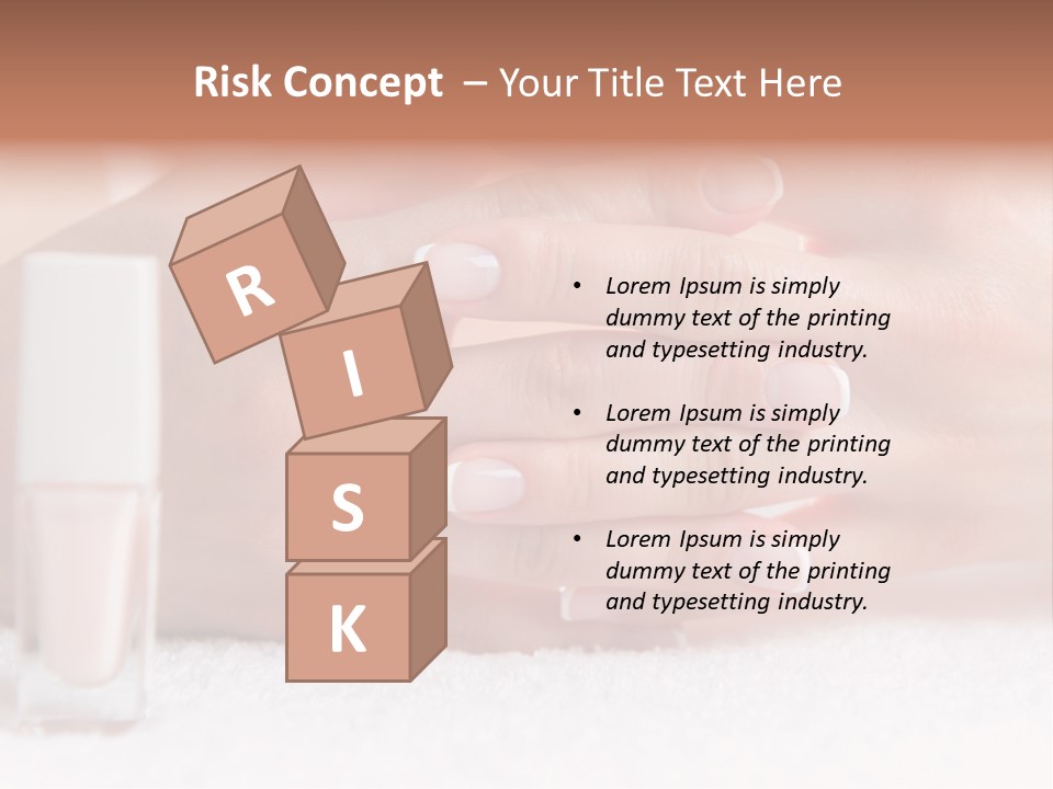 Fashion Sensuality Brush PowerPoint Template