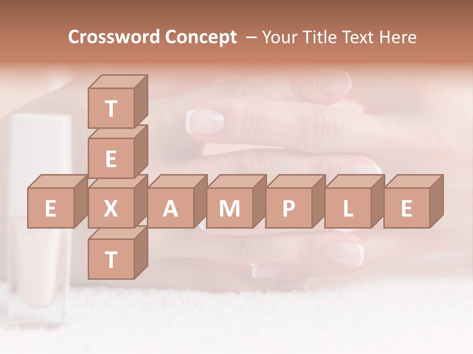 Fashion Sensuality Brush PowerPoint Template