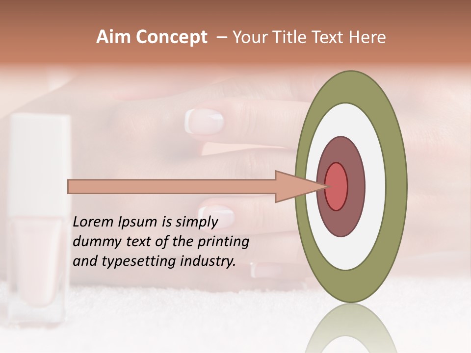 Fashion Sensuality Brush PowerPoint Template