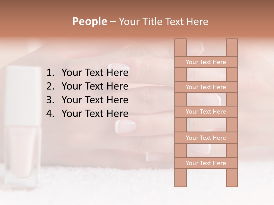 Fashion Sensuality Brush PowerPoint Template