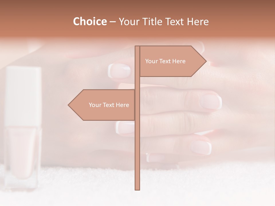 Fashion Sensuality Brush PowerPoint Template