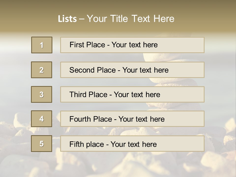 Spiritual Contemplation Reach PowerPoint Template