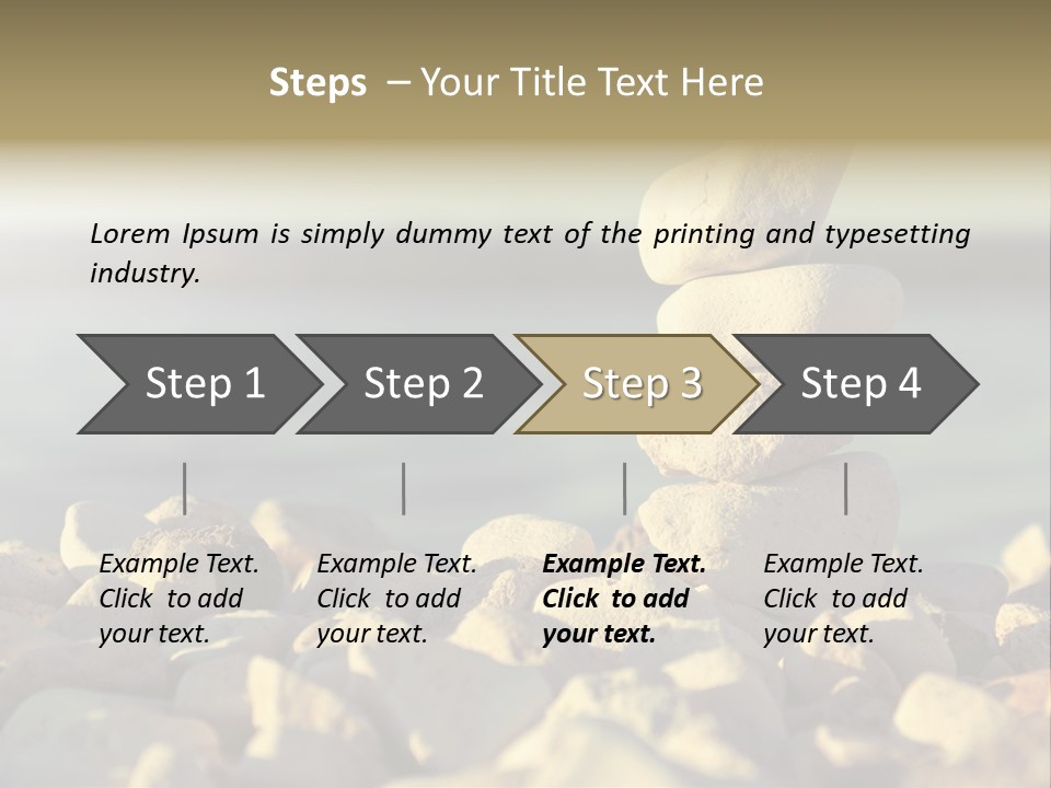 Spiritual Contemplation Reach PowerPoint Template