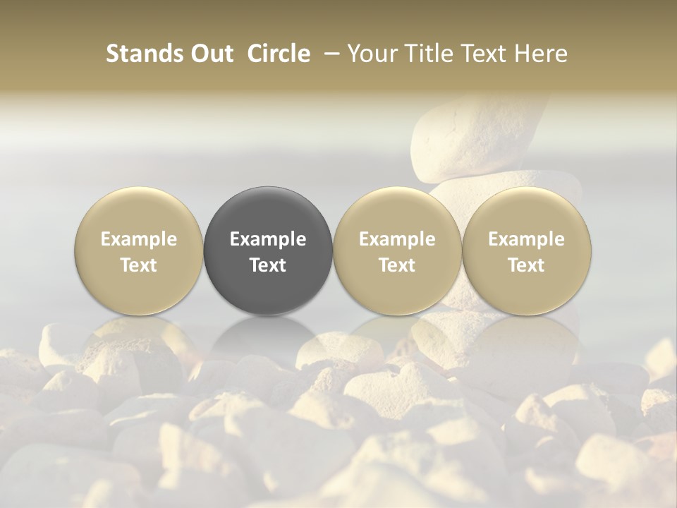 Spiritual Contemplation Reach PowerPoint Template