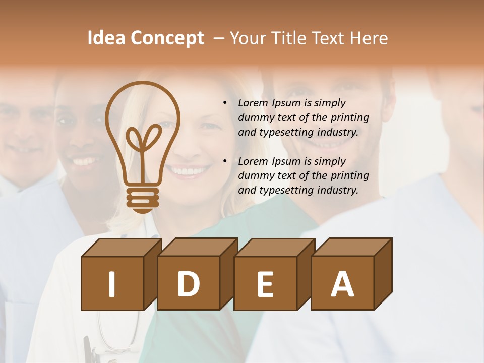 Ethnic Skill Multiracial PowerPoint Template