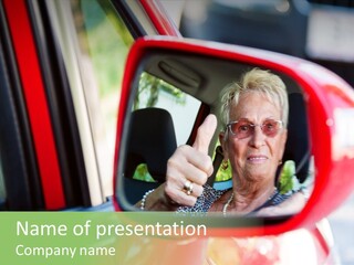 Retirement Senior Vehicle PowerPoint Template