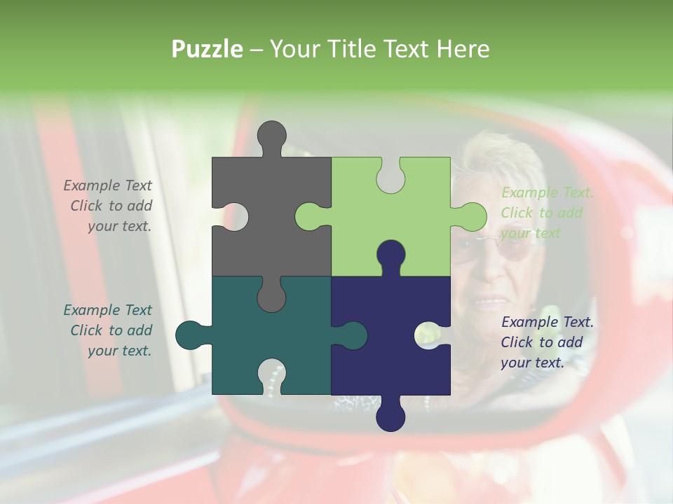 Retirement Senior Vehicle PowerPoint Template