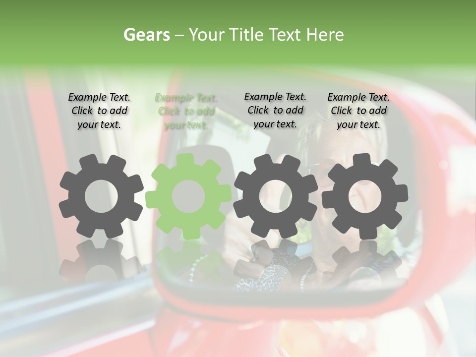 Retirement Senior Vehicle PowerPoint Template