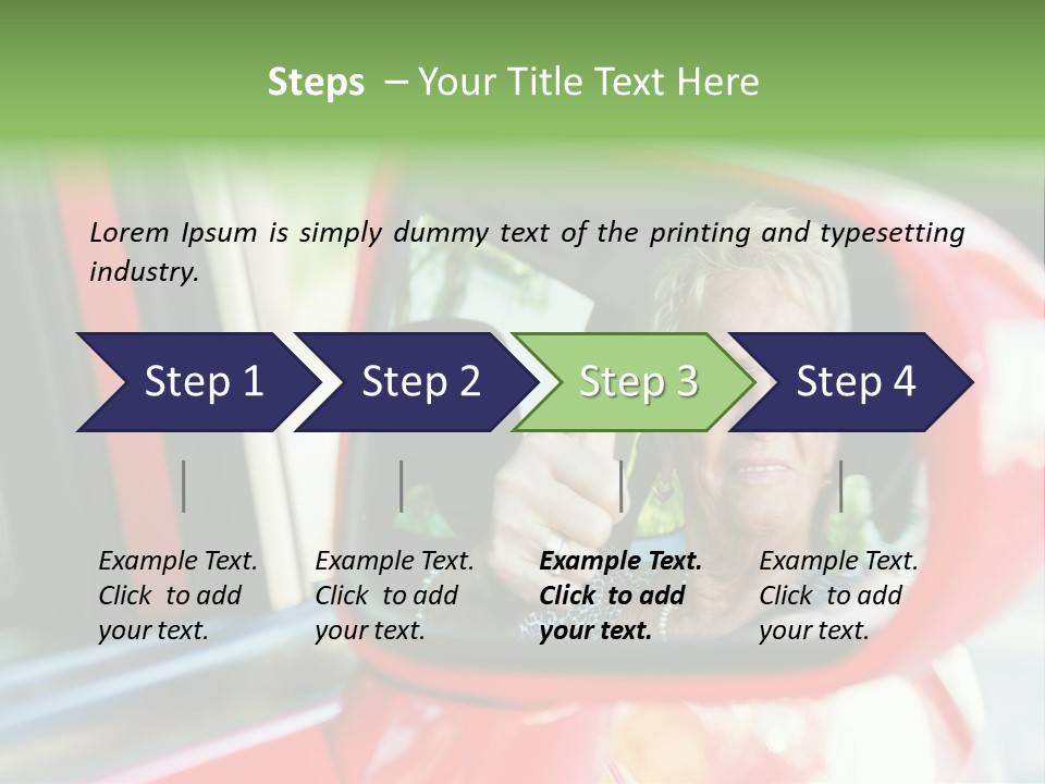 Retirement Senior Vehicle PowerPoint Template
