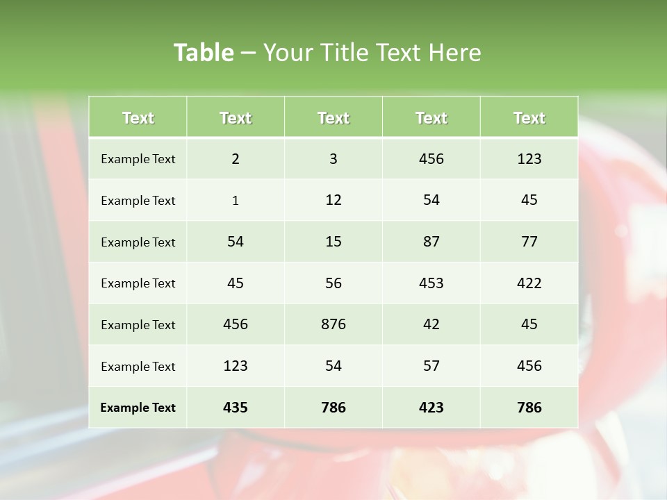Retirement Senior Vehicle PowerPoint Template