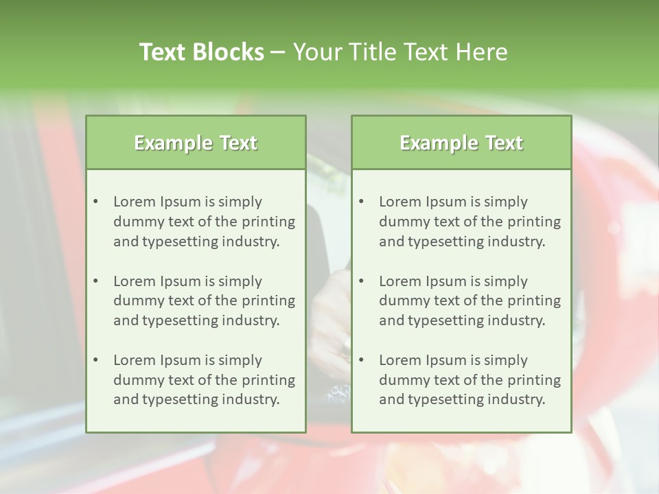 Retirement Senior Vehicle PowerPoint Template