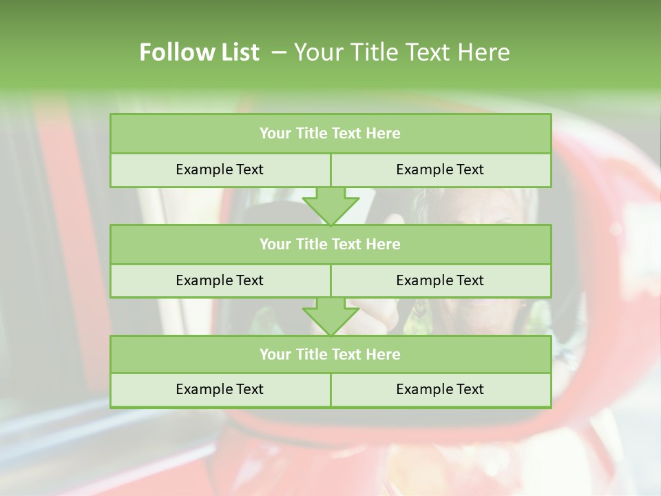 Retirement Senior Vehicle PowerPoint Template