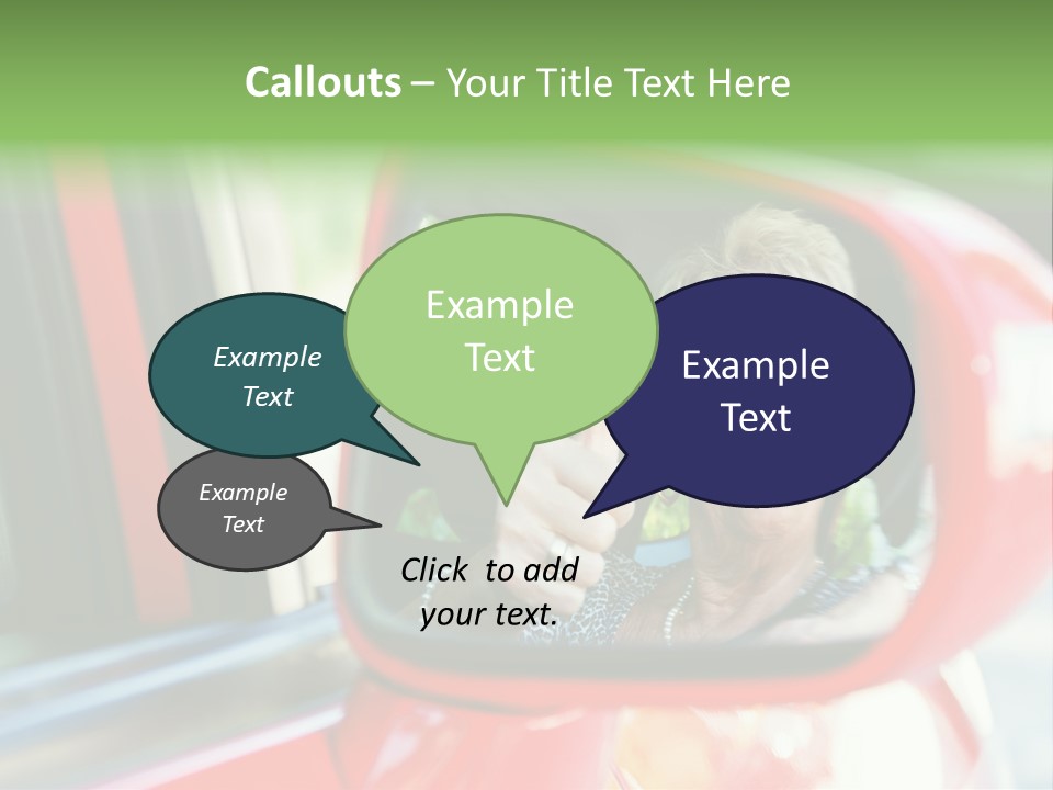 Retirement Senior Vehicle PowerPoint Template