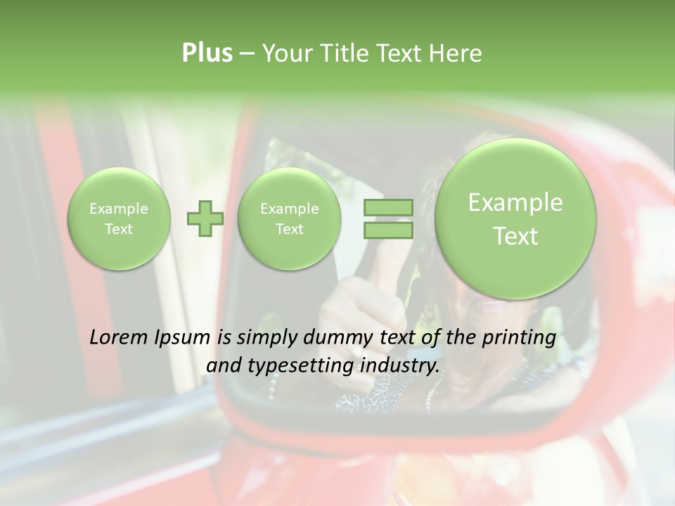 Retirement Senior Vehicle PowerPoint Template