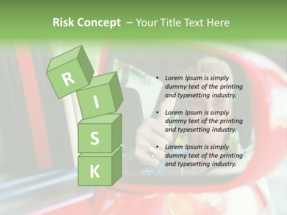 Retirement Senior Vehicle PowerPoint Template