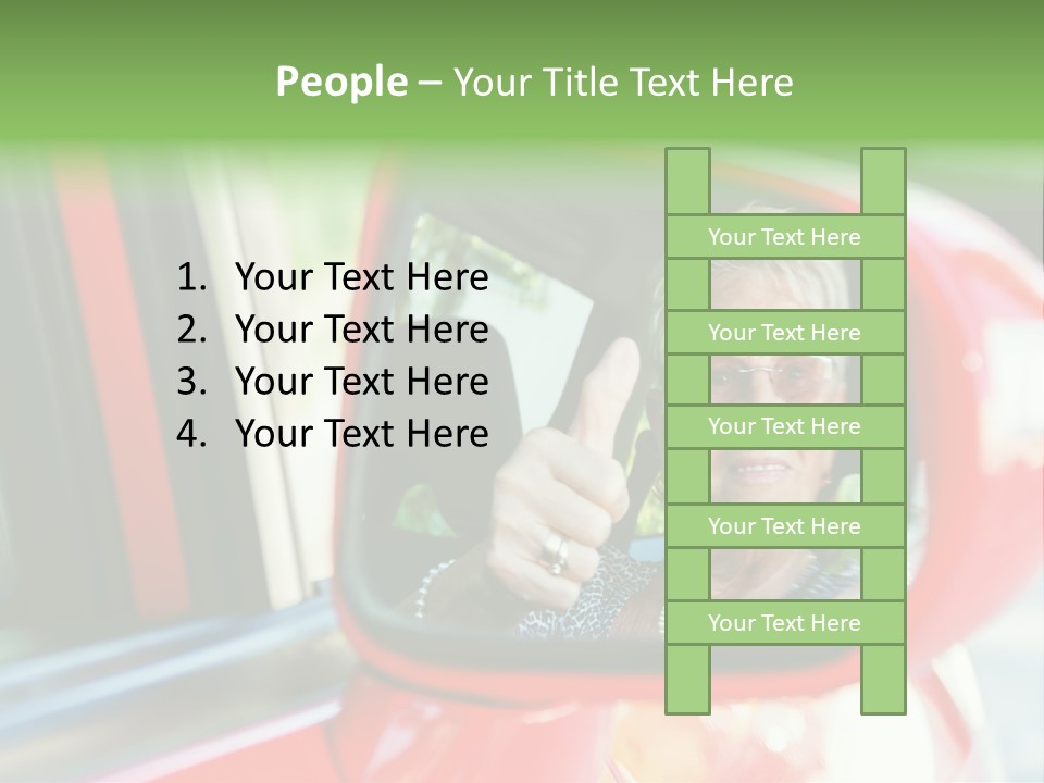 Retirement Senior Vehicle PowerPoint Template