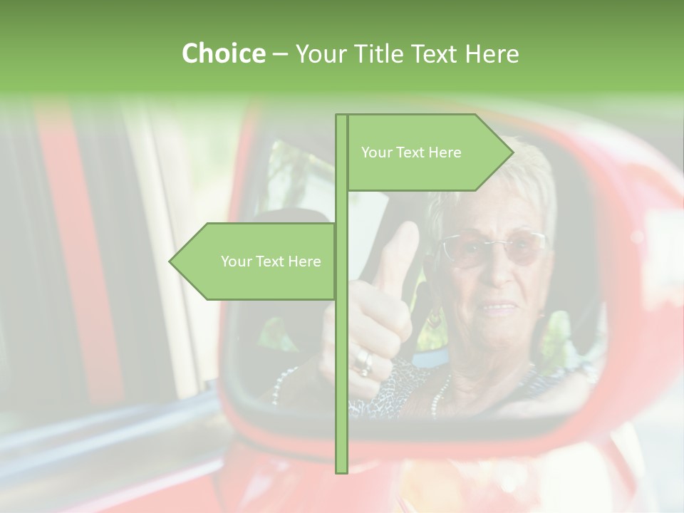 Retirement Senior Vehicle PowerPoint Template