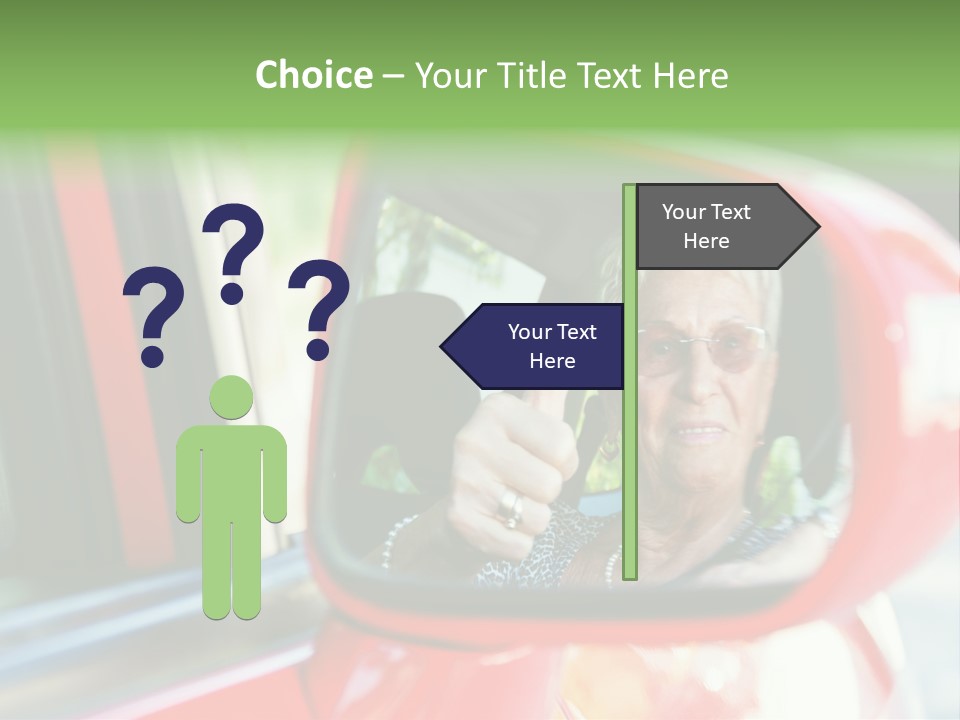 Retirement Senior Vehicle PowerPoint Template