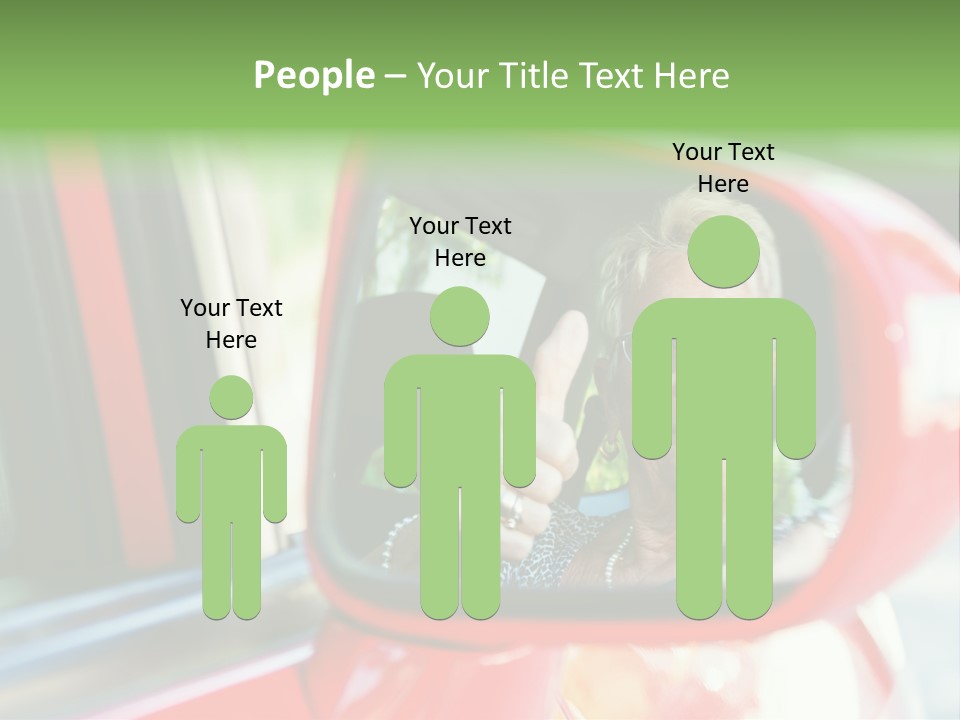 Retirement Senior Vehicle PowerPoint Template