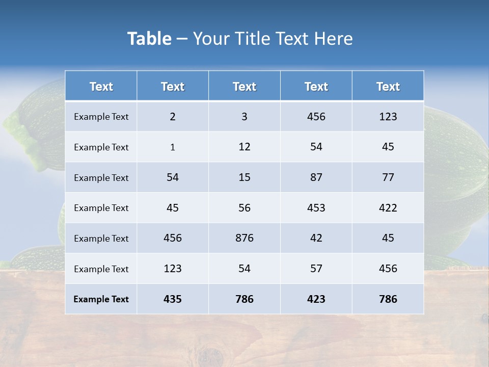 Healthy Salad Bunch PowerPoint Template