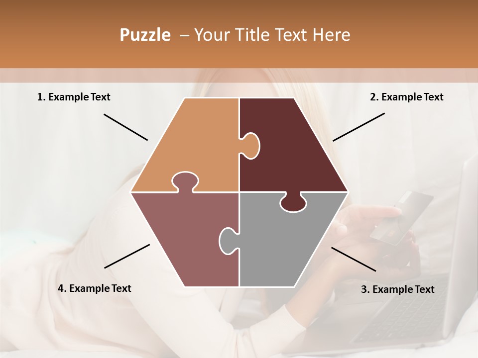 Invest Housewife Holding PowerPoint Template