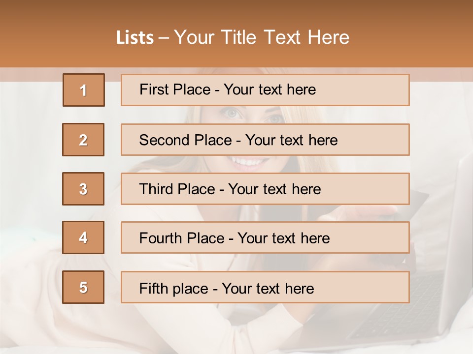 Invest Housewife Holding PowerPoint Template