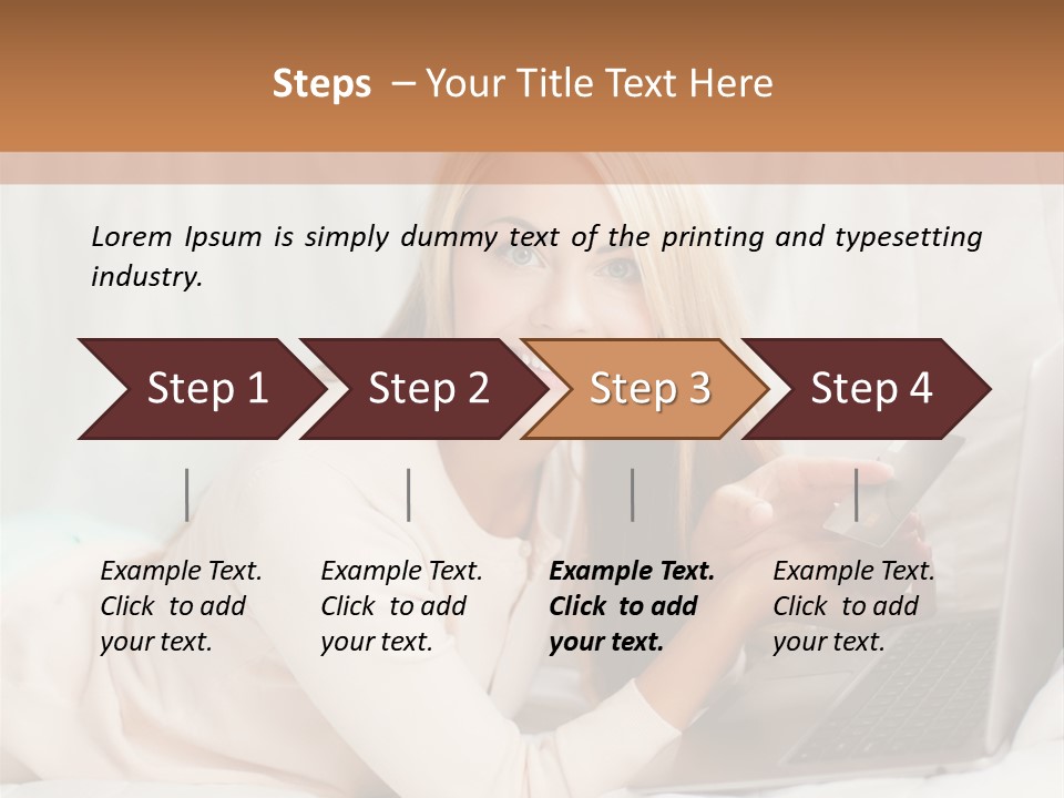 Invest Housewife Holding PowerPoint Template