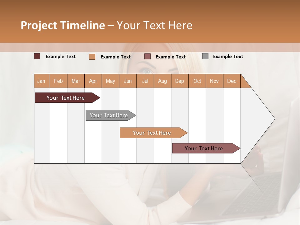 Invest Housewife Holding PowerPoint Template