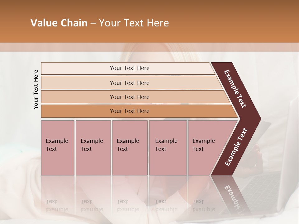 Invest Housewife Holding PowerPoint Template