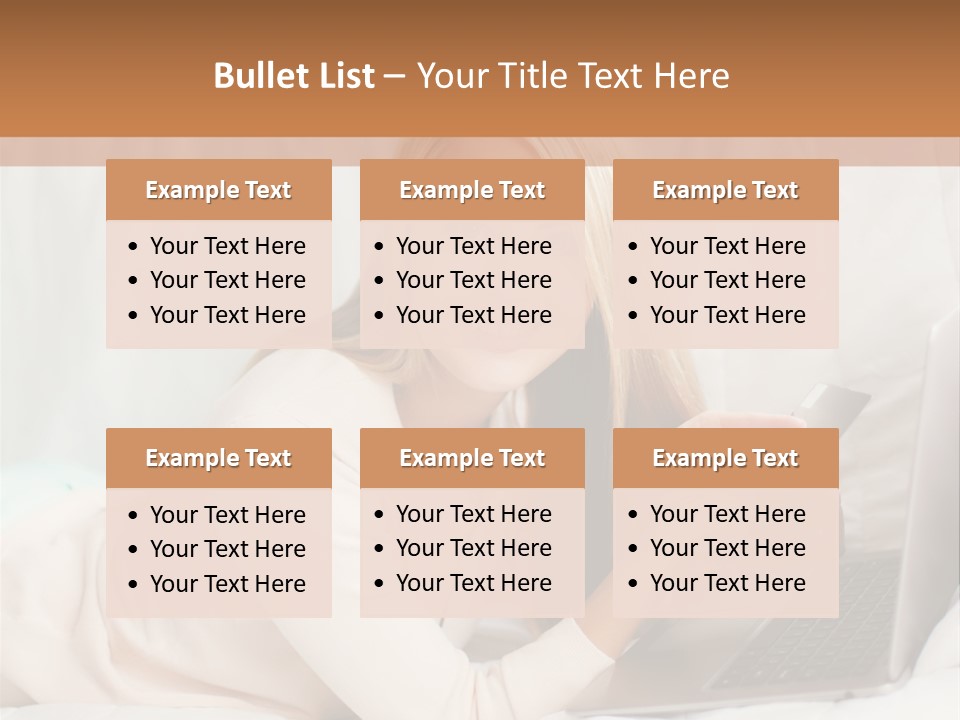 Invest Housewife Holding PowerPoint Template